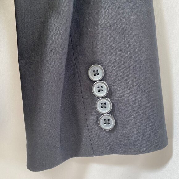 NWT EXPRESS Fitted Blazer Jacket SZ 10 Black Notch Collar 3 Button Office Career - Picture 5 of 8
